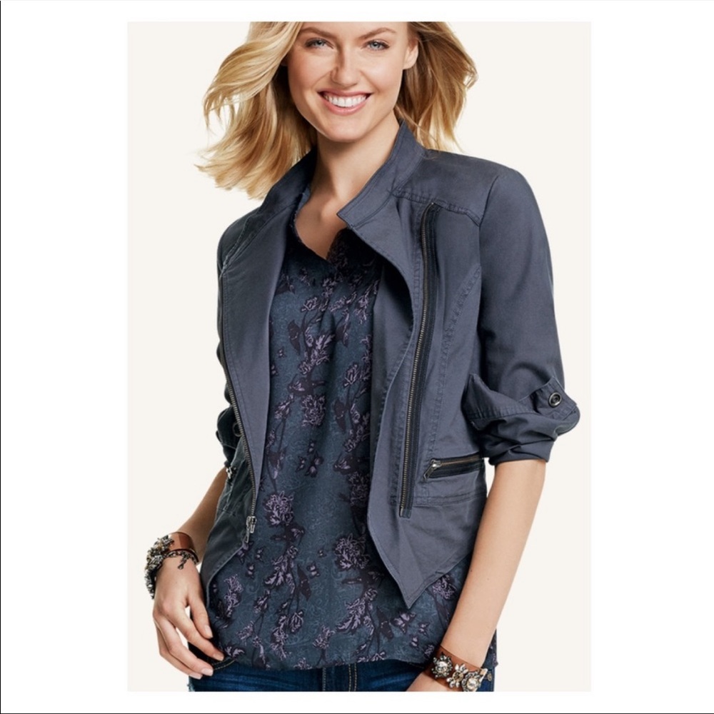 Cabi Evermore Top With Flutter Sleeves. Size Xl, … - image 1